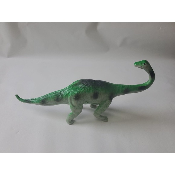 GREENBRIER INTL. Brontosaurus Dinosaur Plastic Toy Figure 5” Tall X 11” Long - Picture 3 of 7